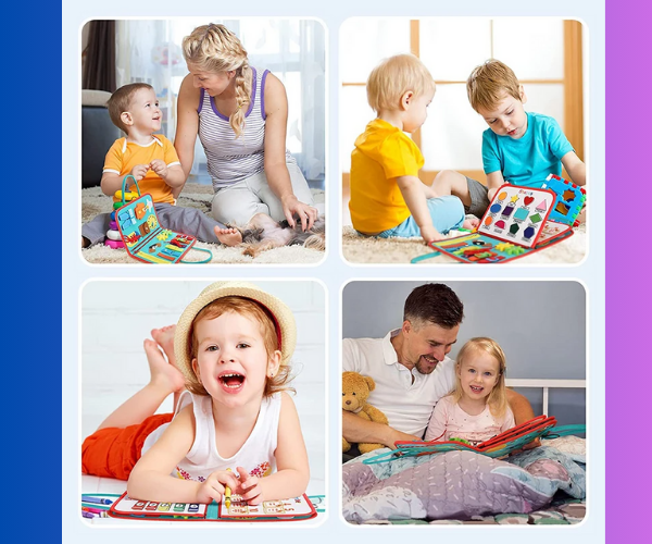 MotriPlay™- Tablero Montessori de habilidades sensoriales.