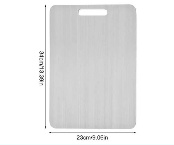 TitaniumMaster™ – Tabla de Corte Profesional de Acero.