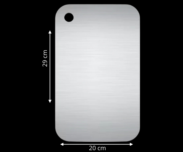TitaniumMaster™ – Tabla de Corte Profesional de Acero.