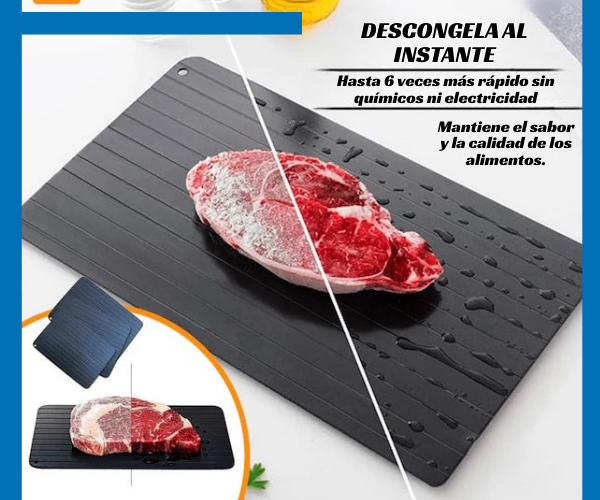 FrostAway™ – Bandeja de Descongelación Rápida para Alimentos.