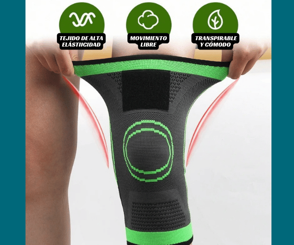 VitalKnee™ 1PIEZA - Rodillera De Compresión Ajustable.