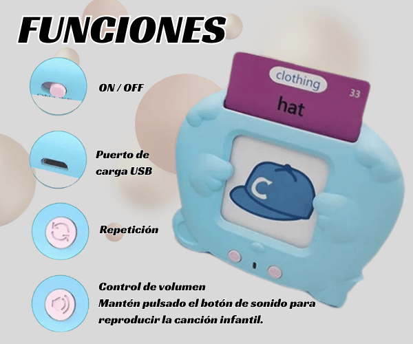 VocalPlay™ - El lector bilingüe más vendido.