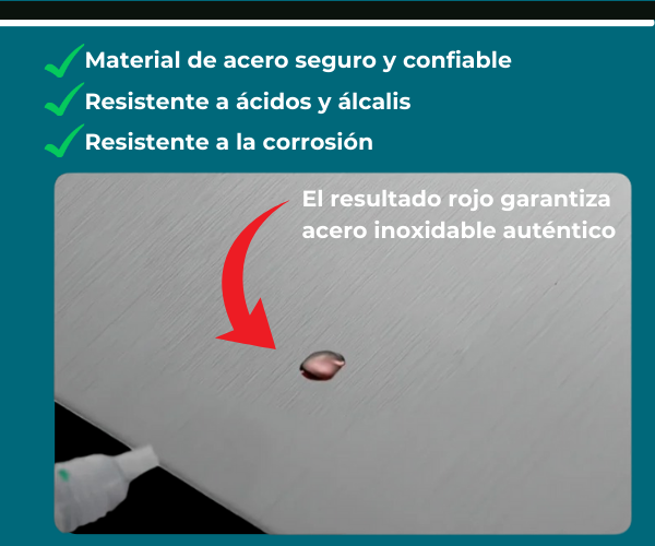 TitaniumMaster™ – Tabla de Corte Profesional de Acero.