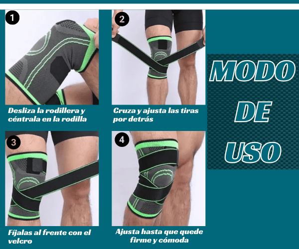 VitalKnee™ 1PIEZA - Rodillera De Compresión Ajustable.