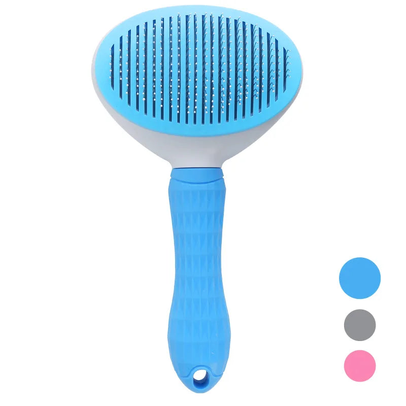 PeinaFácil™ – Cepillo autolimpiante para mascotas.