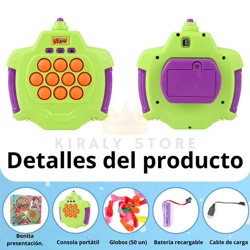 Bubble Pop™ Pop It sensorial recargable.